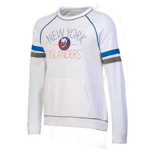 NHL New York Islanders Women's White
Long Sleeve Fleece Crew Sweatshirt - XL